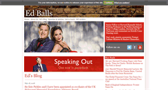 Desktop Screenshot of edballs.co.uk